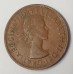 AUSTRALIA 1955Y.  ONE 1 PENNY . MULE . SCARCE TYPE